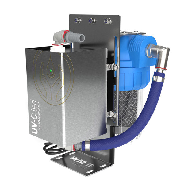 WM Aquatec Wasserhygiene-Komplettset mit UV-C LED Wasserdesinfektionseinheit für Tankgrößen bis 160 Liter